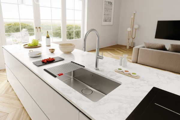 Bateria kuchenna Franke Pescara J pull-out spray Stal szlachetna 115.0741.694